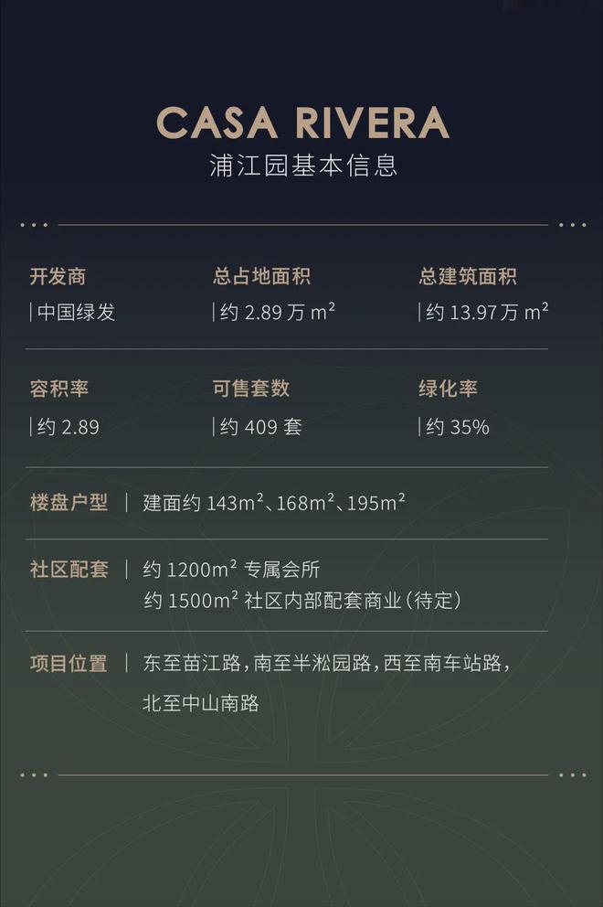 熊猫体育资讯:绿发浦江园(售楼处热线)官方网站!户型图首发!预约看房(图3)