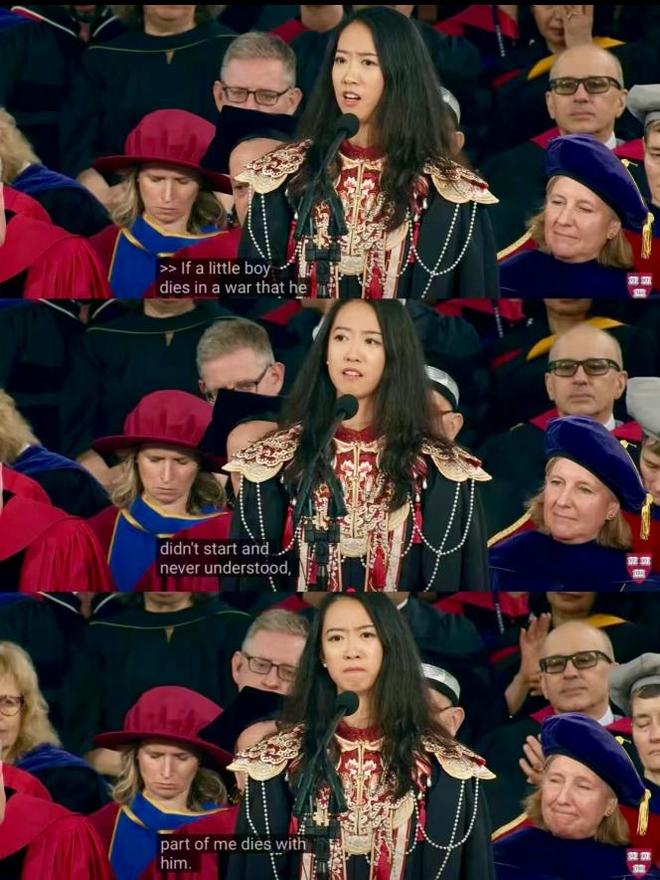 熊猫体育资讯：中国女生蒋雨融哈佛演讲惹争议沈逸辣评一针见血本人回应来了(图3)